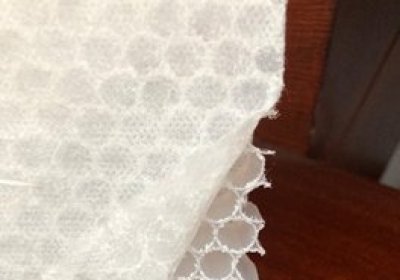 Is there any glue inside Achieving PP honeycomb panel?